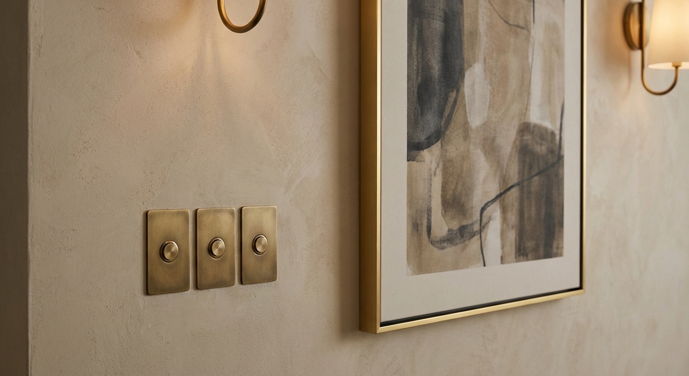 Elegant flush-mount smart switches blending seamlessly with home decor